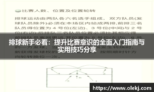 排球新手必看：提升比赛意识的全面入门指南与实用技巧分享