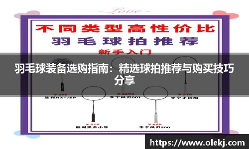 羽毛球装备选购指南：精选球拍推荐与购买技巧分享
