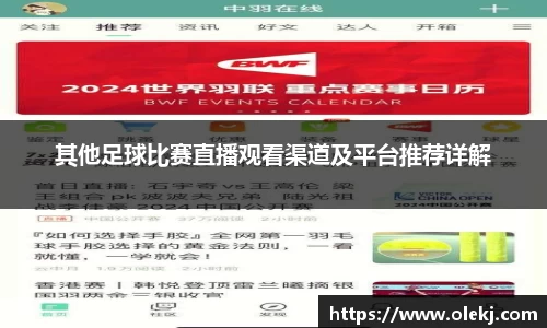 其他足球比赛直播观看渠道及平台推荐详解